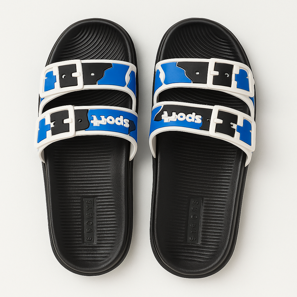 Men’s Stylish Adjustable Camouflage Sports Slippers | Soft sleeper (Mix size)