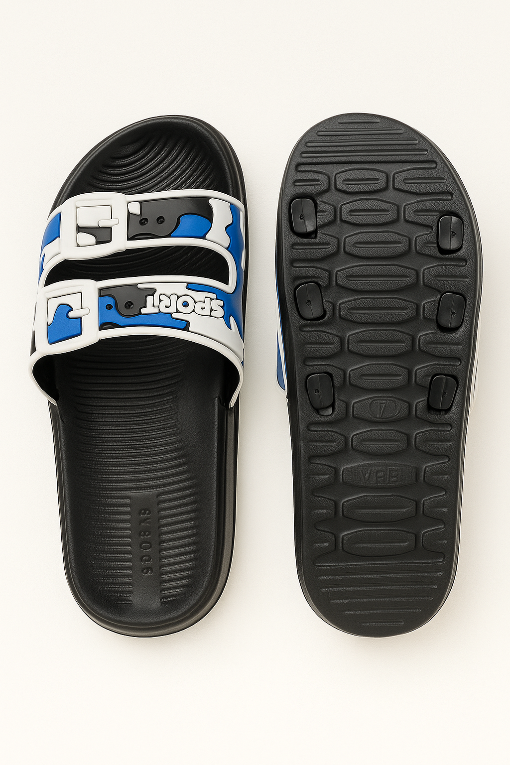 Men’s Stylish Adjustable Camouflage Sports Slippers | Soft sleeper (Mix size)